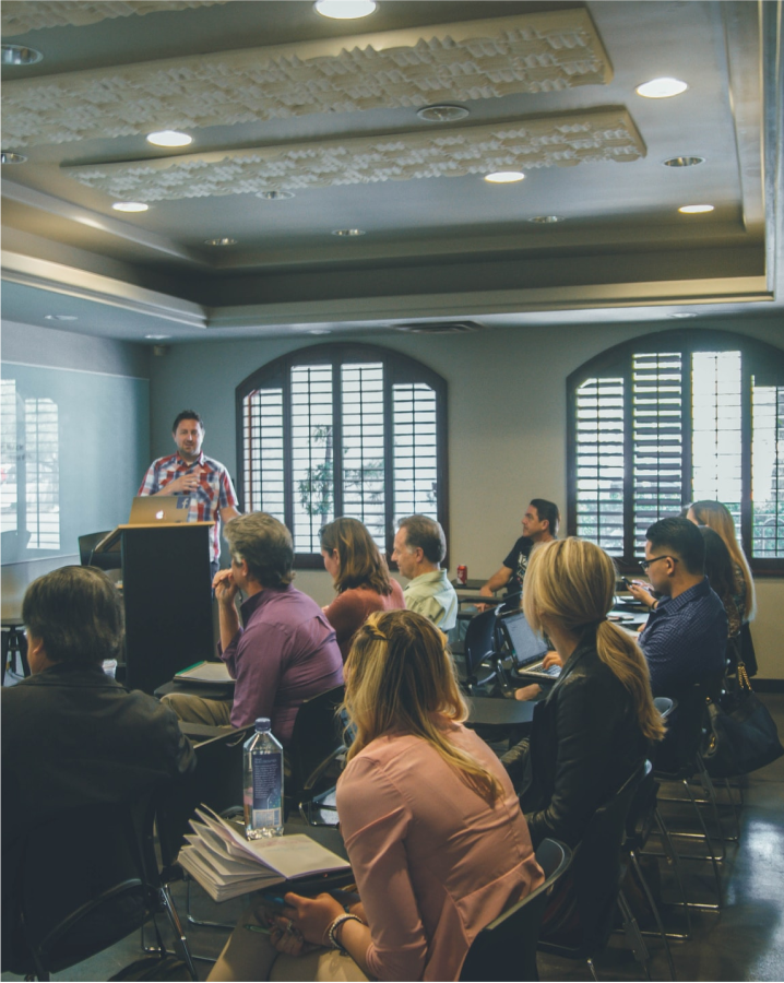 students in a lecture